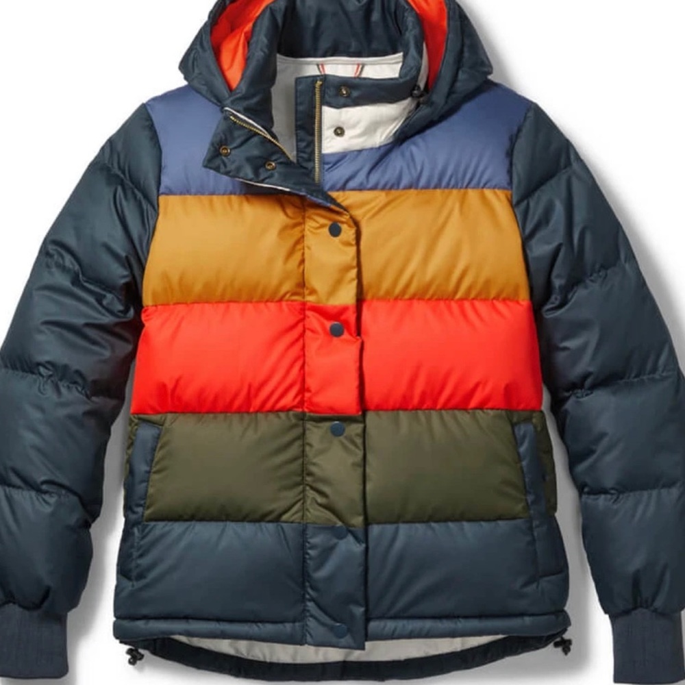 The Great Eddie Bauer The Stripe Down Puffer
